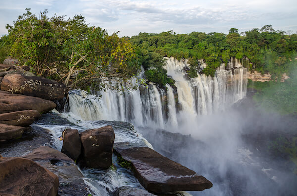 angola kalandula waterfalls