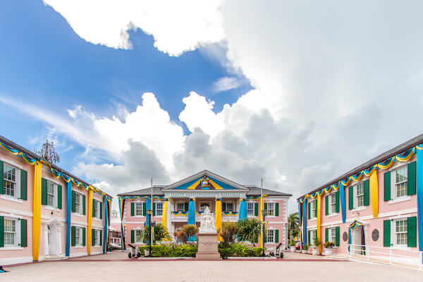 Parliament house in Nassau/Bahamas