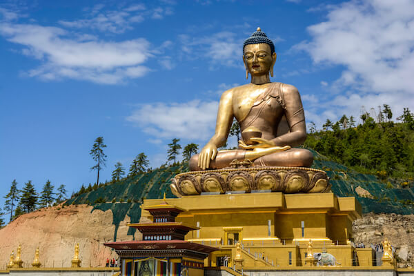 Buddha Dordenma is one of Bhutan's main attractions