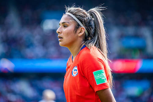 Javiera Toro of the Chilean women's national soccerteam