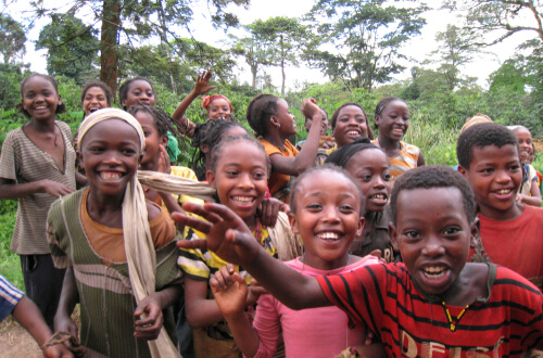 Ethiopian kids - image by Dan Giveon/shutterstock.com
