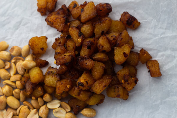Kelewele fried plantains