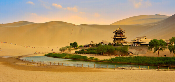 Gansu in the Gobi Desert - image by RickWang/shutterstock.com