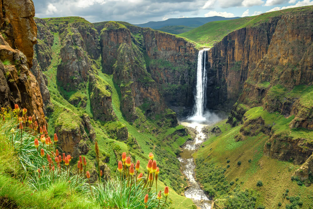 Maletsunyane Waterfall in Lesotho