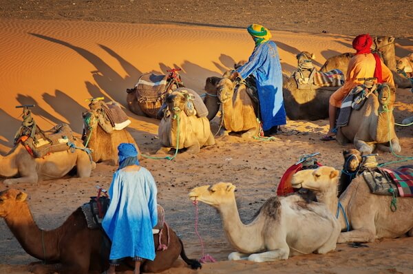 Sahara trekking with Berbers in Morocco