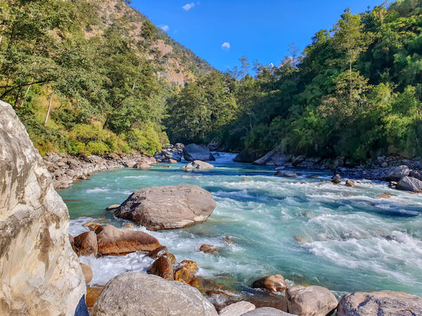 Kochi river in Nepal