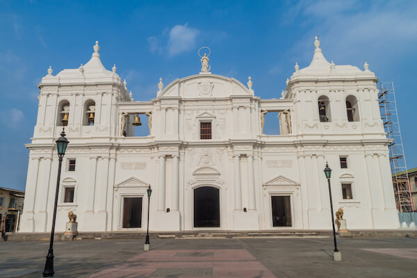 Leon cathedral in Nicaragua is an UNESCO world heritage site