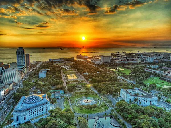 Manila in the Philippines at sunset - image by Aragorn-19/ shutterstock.com