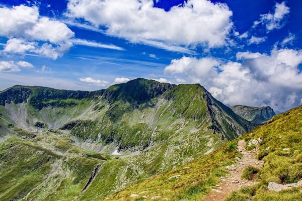 Mount Moldoveanu - highest mountain peak in Romania