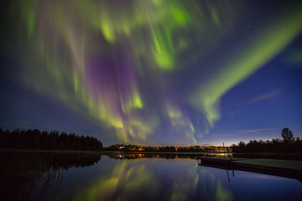 Northern lights in Kiruna in Sweden - image by Alberto Gonzalez Gimenez