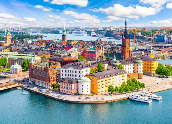 Sweden's capital city Stockholm Gamla Stan - Old Town