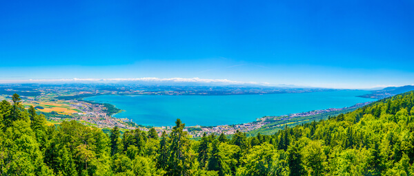 Lake Neuchatel in Switzerland