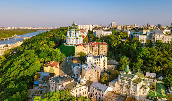 Kyiv and the Dnieper River