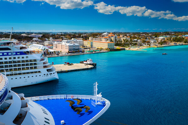 Many Cruise ships reach the Bahamas