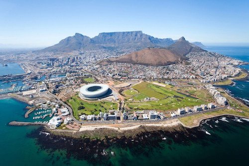 South Africa Cape Town aerial