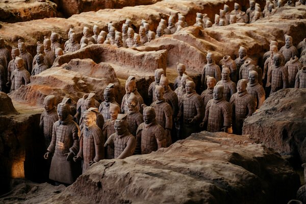 China Terracotta warriors - by shutterstock.com