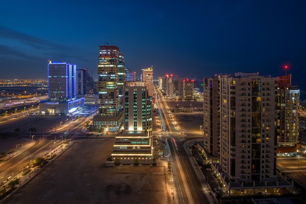 Doha by night - image by Hasan Zaidi