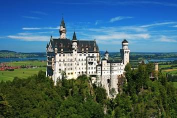 Castle Neuschwanstein in Bavaria/Germany