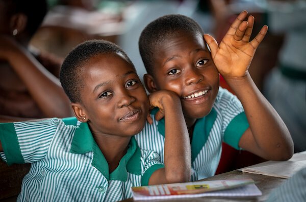 Ghana schoolkids - image by James Dalrymple/shutterstock