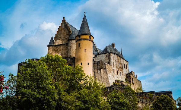 Vianden Castle in Luxembourg - image by JackKPhoto/shutterstock