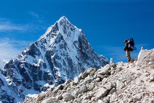 Mount Everest is the highest mountain in Asia