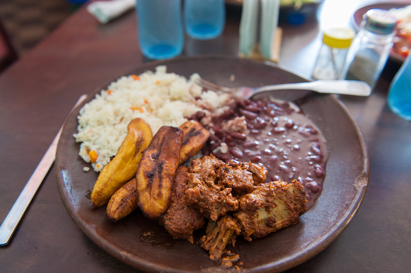 Typical Meal in Nicaragua
