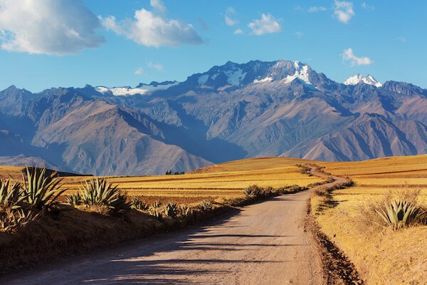 Andes landscape in Peru