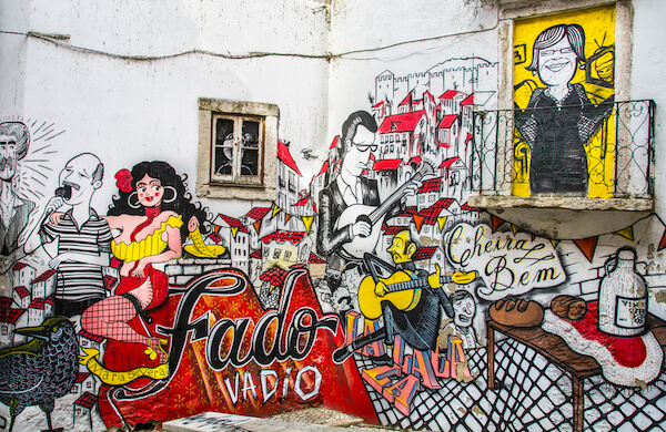 Portugal Fado Street Art - image by Phil Darby/shutterstock.com
