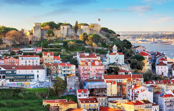 Portugal attractions: Lisbon and castle