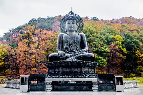 Great Unification Buddha statue in Korea