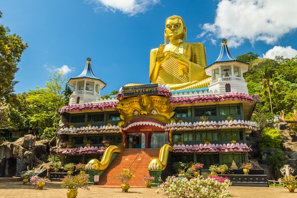 Golden Temple in Dambulla/Sri Lanka