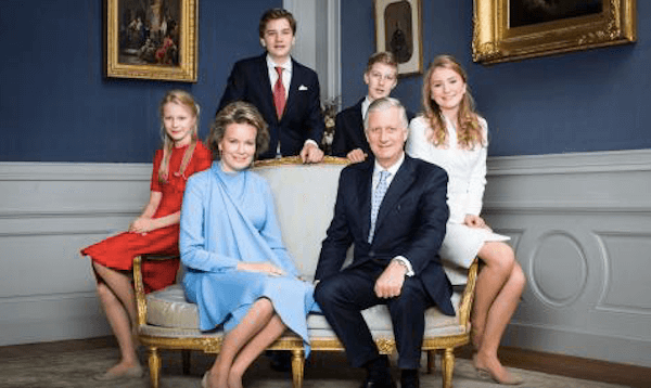 Belgium's royal family - official photo from monarchie.be