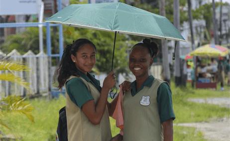 Schoolgirls in Guyana - image by Natalia Gornyakova/shutterstock
