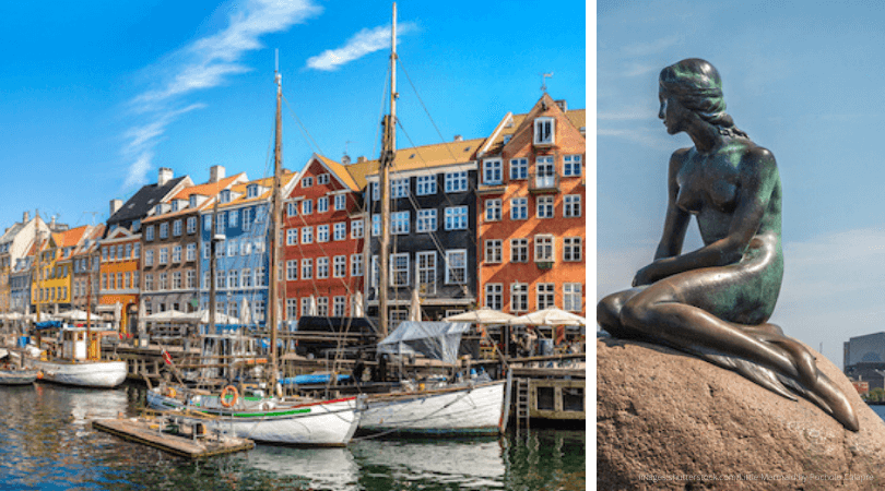Copenhagen's Nyhavn and the Little Mermaid